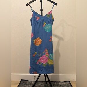 Henne Vibrant Floral Midi Dress